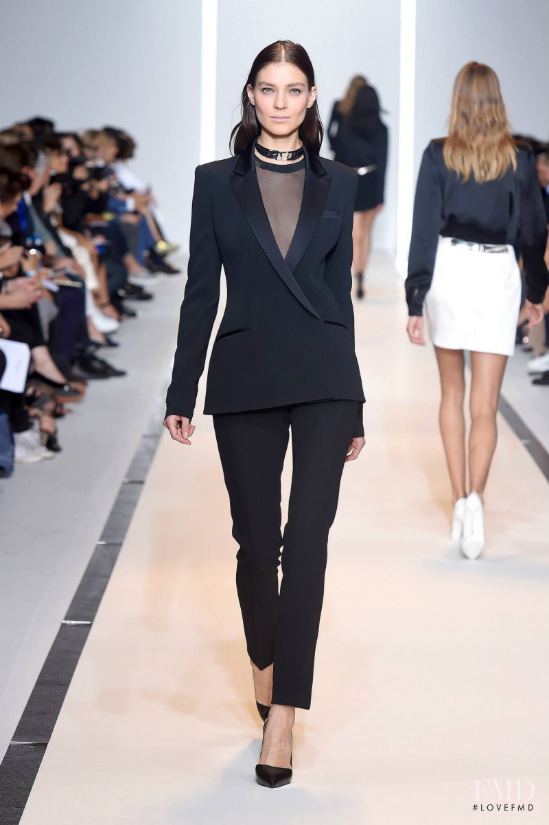 Kati Nescher featured in  the Mugler fashion show for Spring/Summer 2015