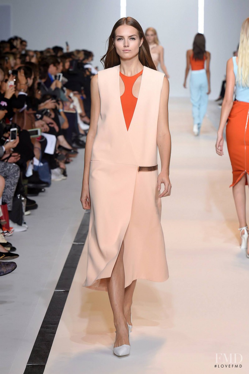 Agne Konciute featured in  the Mugler fashion show for Spring/Summer 2015