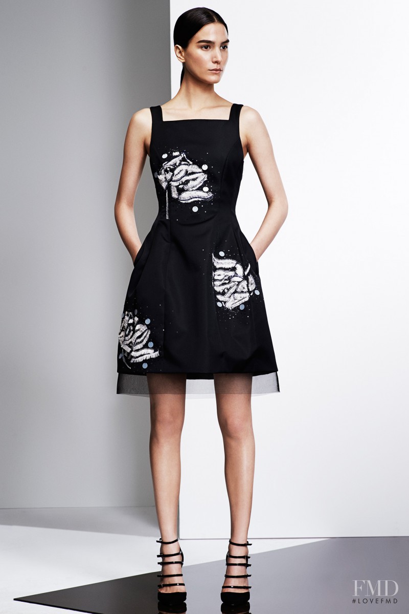 Mijo Mihaljcic featured in  the Prabal Gurung fashion show for Pre-Fall 2015
