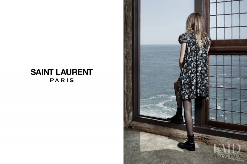 Cara Delevingne featured in  the Saint Laurent advertisement for Autumn/Winter 2013