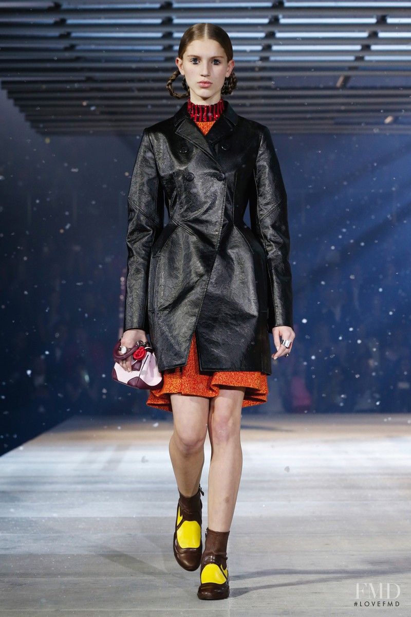 Sabina Lobova featured in  the Christian Dior fashion show for Pre-Fall 2015