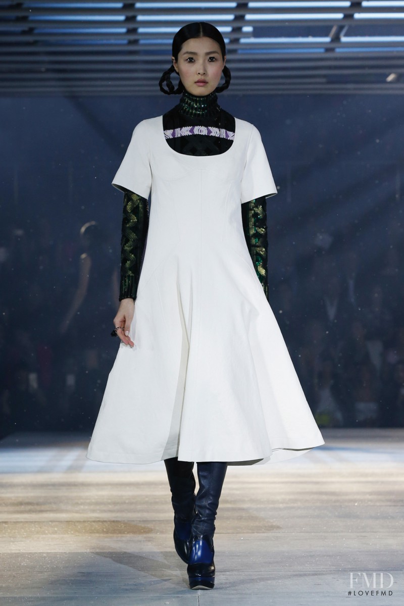 Sung Hee Kim featured in  the Christian Dior fashion show for Pre-Fall 2015