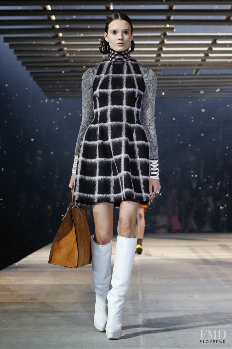 Alicja Tubilewicz featured in  the Christian Dior fashion show for Pre-Fall 2015