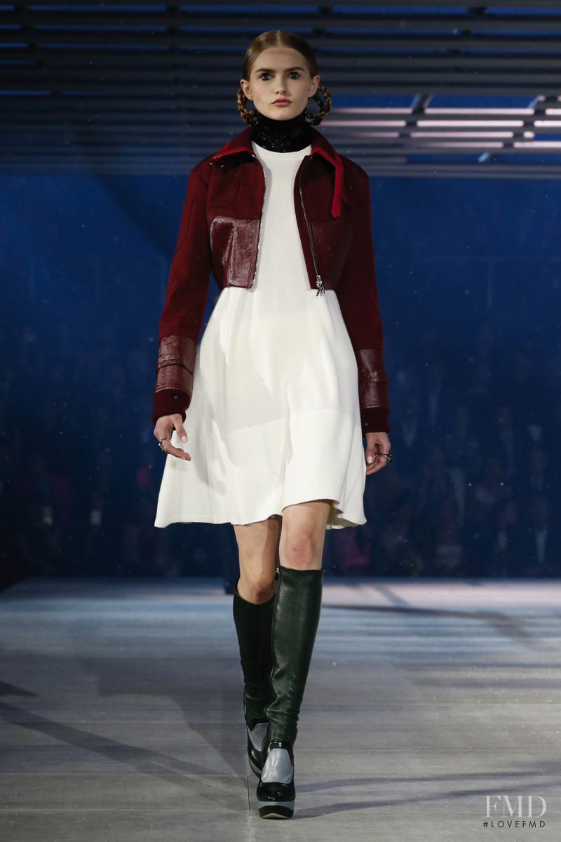 Aneta Pajak featured in  the Christian Dior fashion show for Pre-Fall 2015