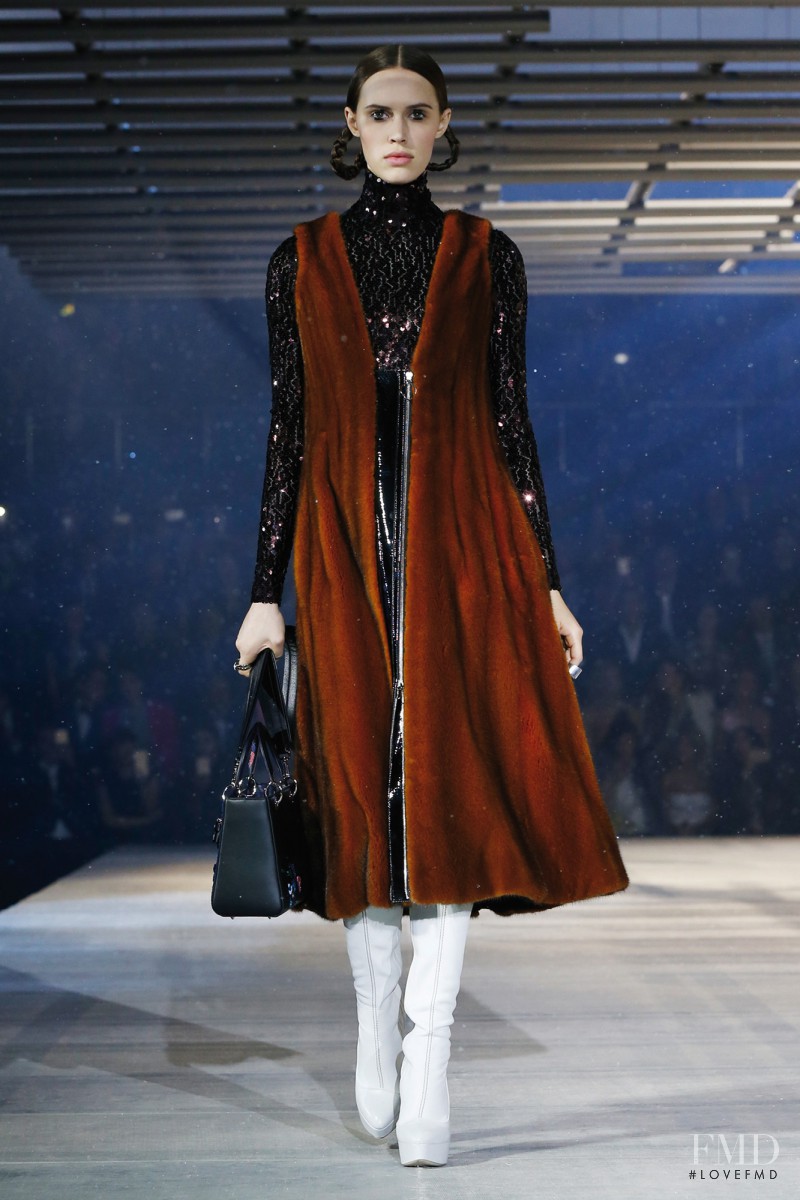 Georgia Hilmer featured in  the Christian Dior fashion show for Pre-Fall 2015
