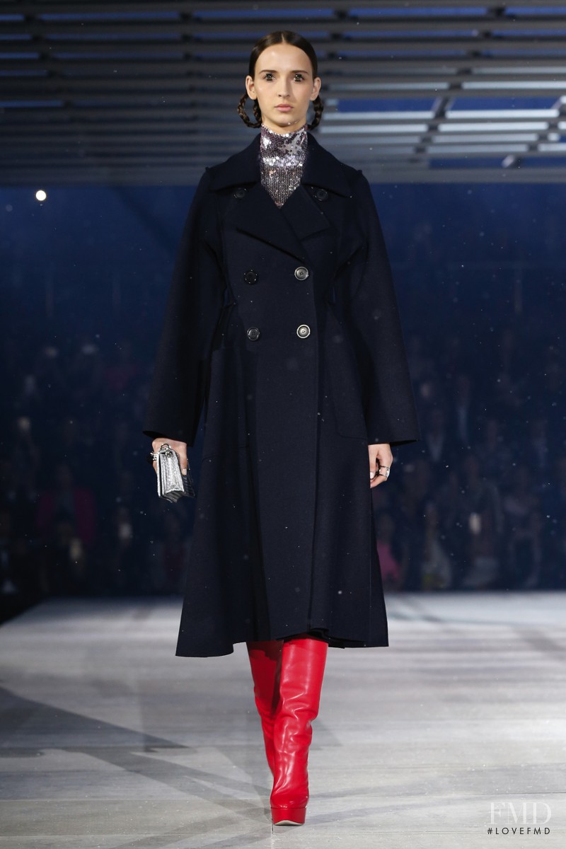 Waleska Gorczevski featured in  the Christian Dior fashion show for Pre-Fall 2015