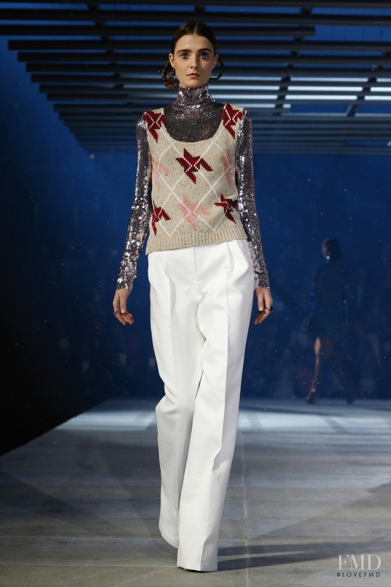 Morta Kontrimaite featured in  the Christian Dior fashion show for Pre-Fall 2015