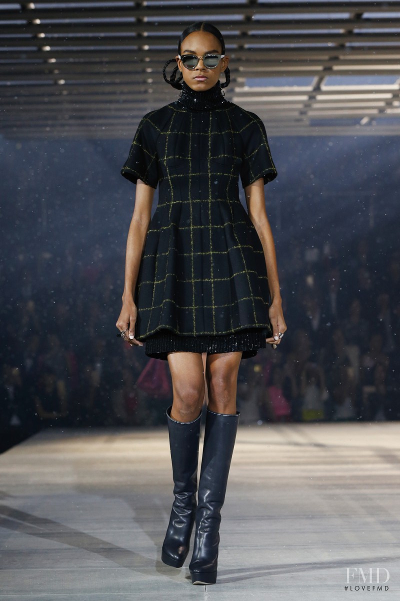Emely Montero featured in  the Christian Dior fashion show for Pre-Fall 2015