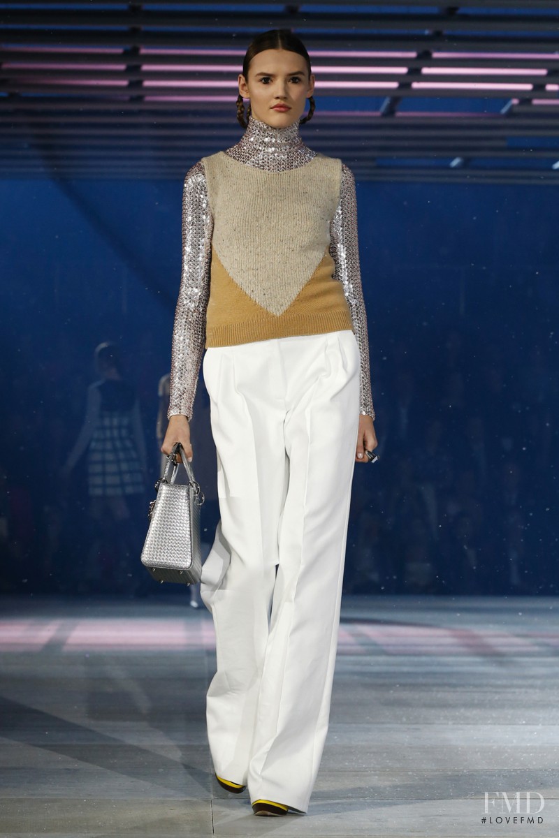 Gabriele Regesaite featured in  the Christian Dior fashion show for Pre-Fall 2015