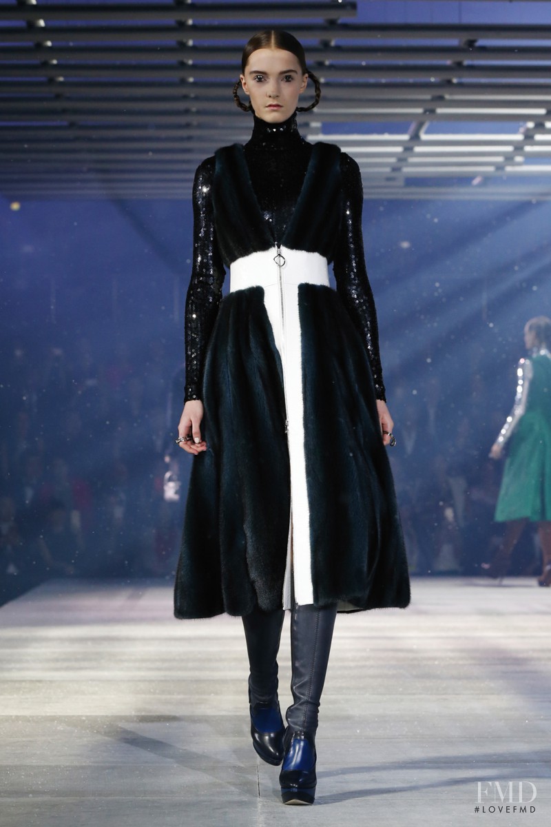 Irina Liss featured in  the Christian Dior fashion show for Pre-Fall 2015