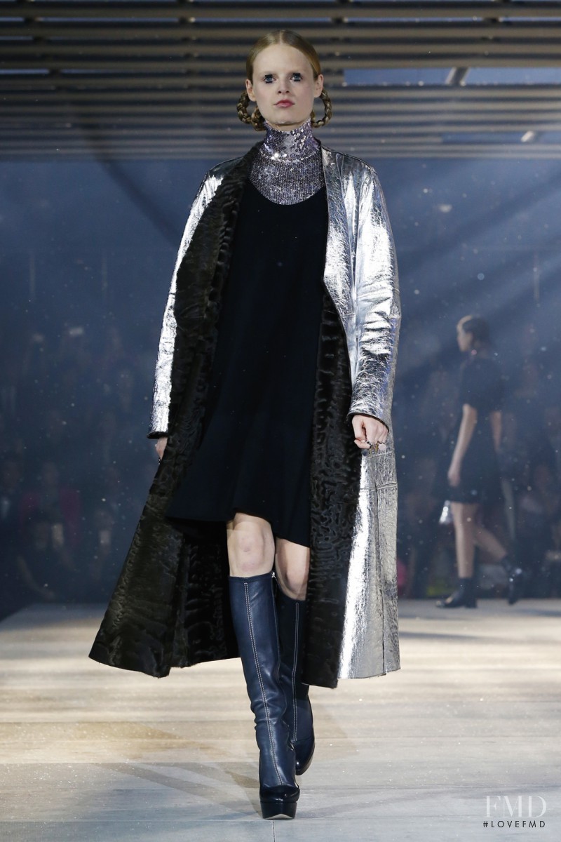 Hanne Gaby Odiele featured in  the Christian Dior fashion show for Pre-Fall 2015