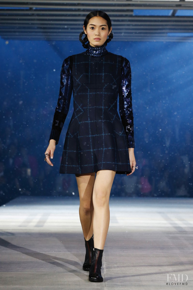 Chiharu Okunugi featured in  the Christian Dior fashion show for Pre-Fall 2015