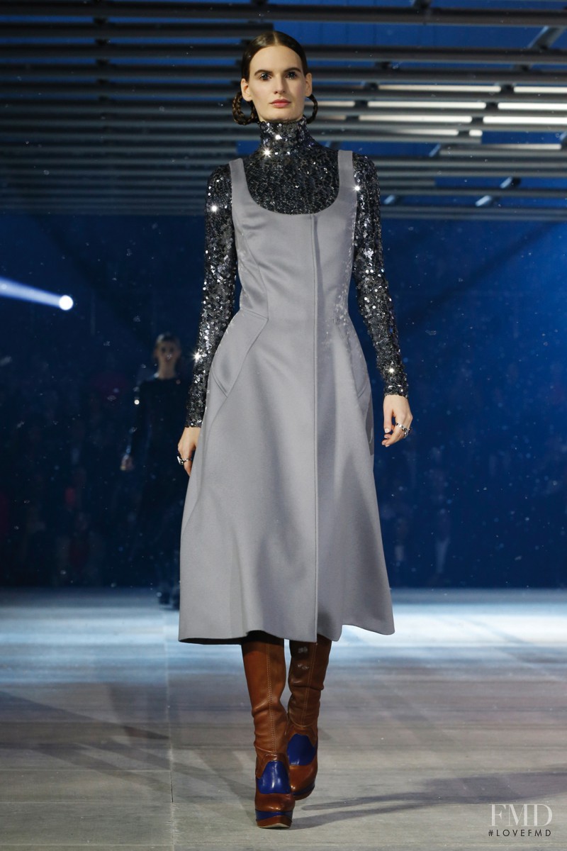 Carolina Sjöstrand featured in  the Christian Dior fashion show for Pre-Fall 2015