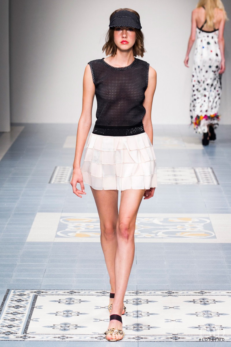 Ria Serebryakova featured in  the Kristina Ti fashion show for Spring/Summer 2015