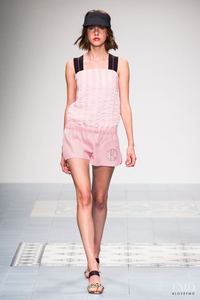 Ria Serebryakova featured in  the Kristina Ti fashion show for Spring/Summer 2015