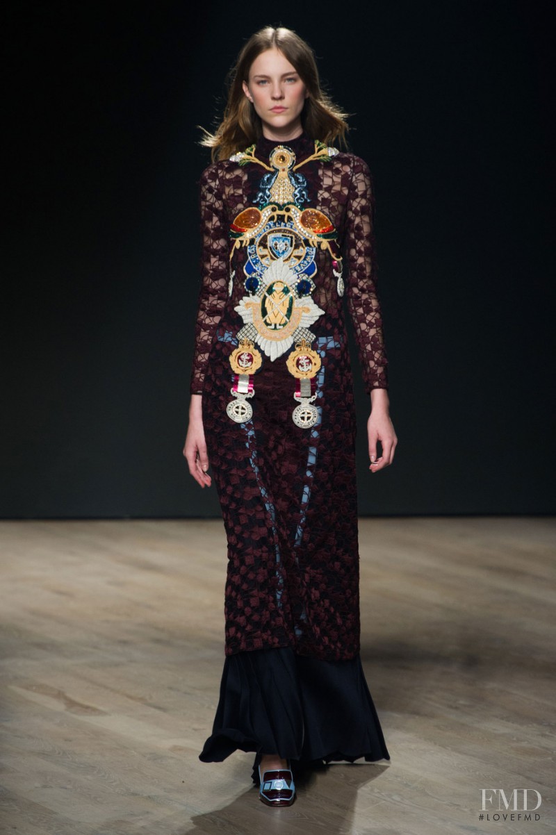 Mary Katrantzou fashion show for Autumn/Winter 2014