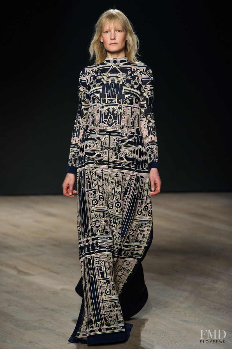 Mary Katrantzou fashion show for Autumn/Winter 2014