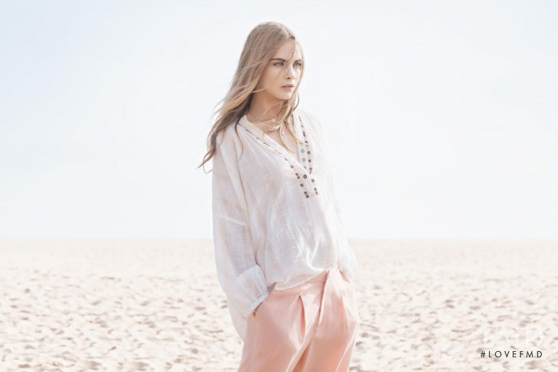 Cara Delevingne featured in  the Zara advertisement for Spring/Summer 2013