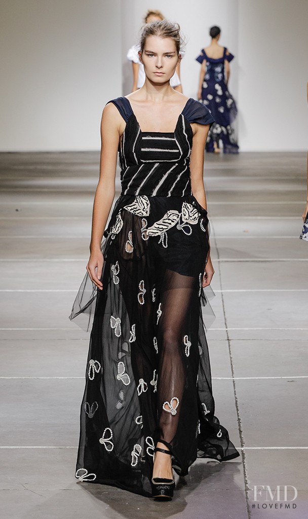 Gaby Loader featured in  the Michael van der Ham fashion show for Spring/Summer 2015