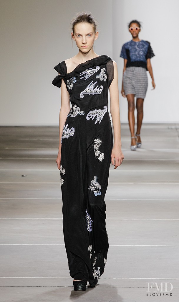 Grace Booth featured in  the Michael van der Ham fashion show for Spring/Summer 2015