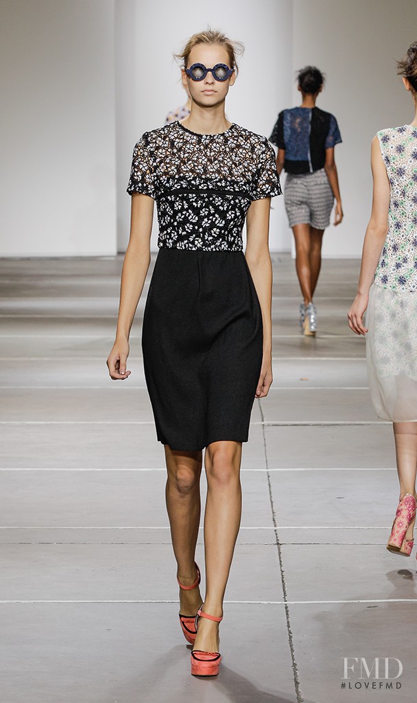 Mariina Keskitalo featured in  the Michael van der Ham fashion show for Spring/Summer 2015