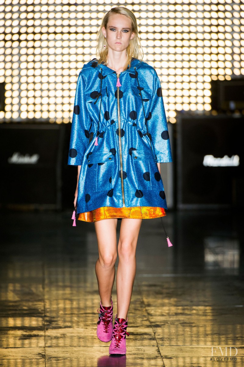 Harleth Kuusik featured in  the House of Holland fashion show for Spring/Summer 2015