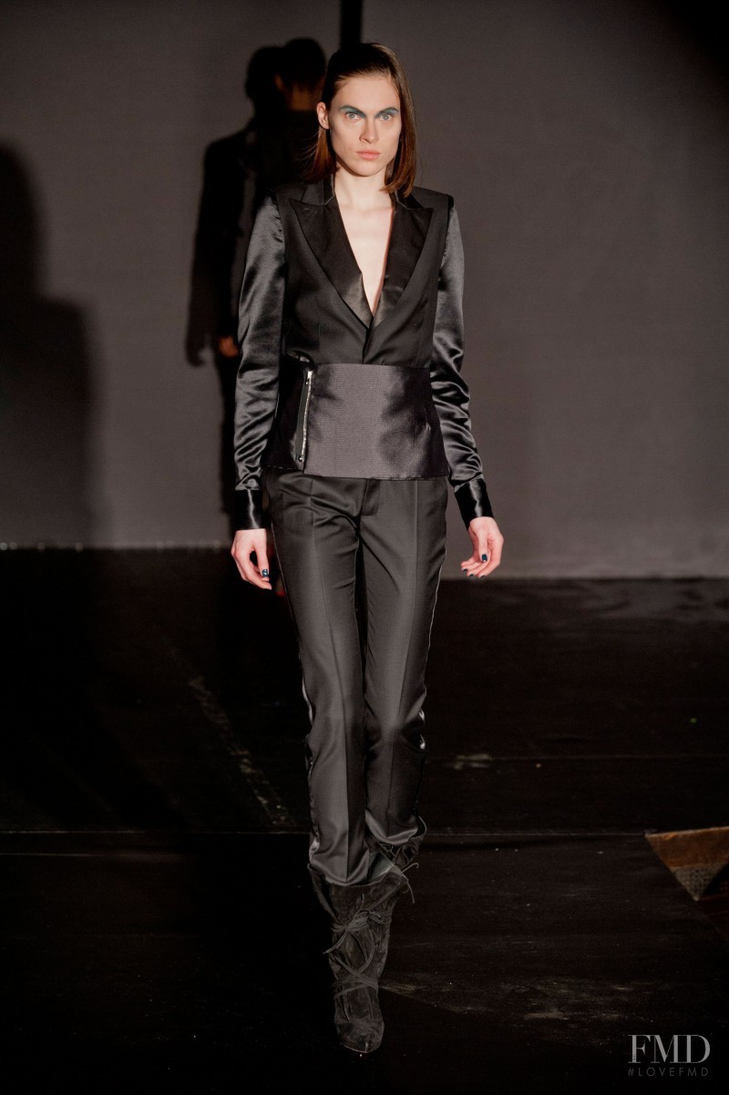 Kassandra Jensen featured in  the Todd Lynn fashion show for Autumn/Winter 2014