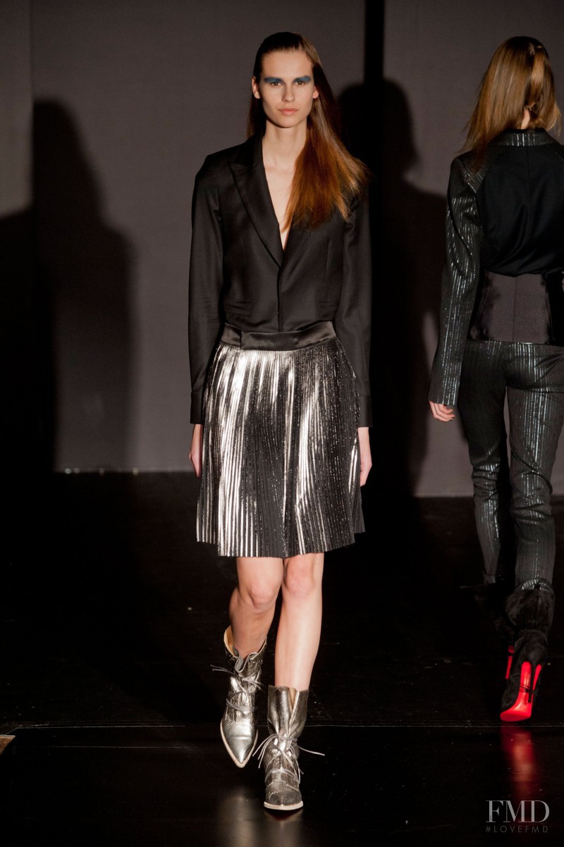 Mariina Keskitalo featured in  the Todd Lynn fashion show for Autumn/Winter 2014