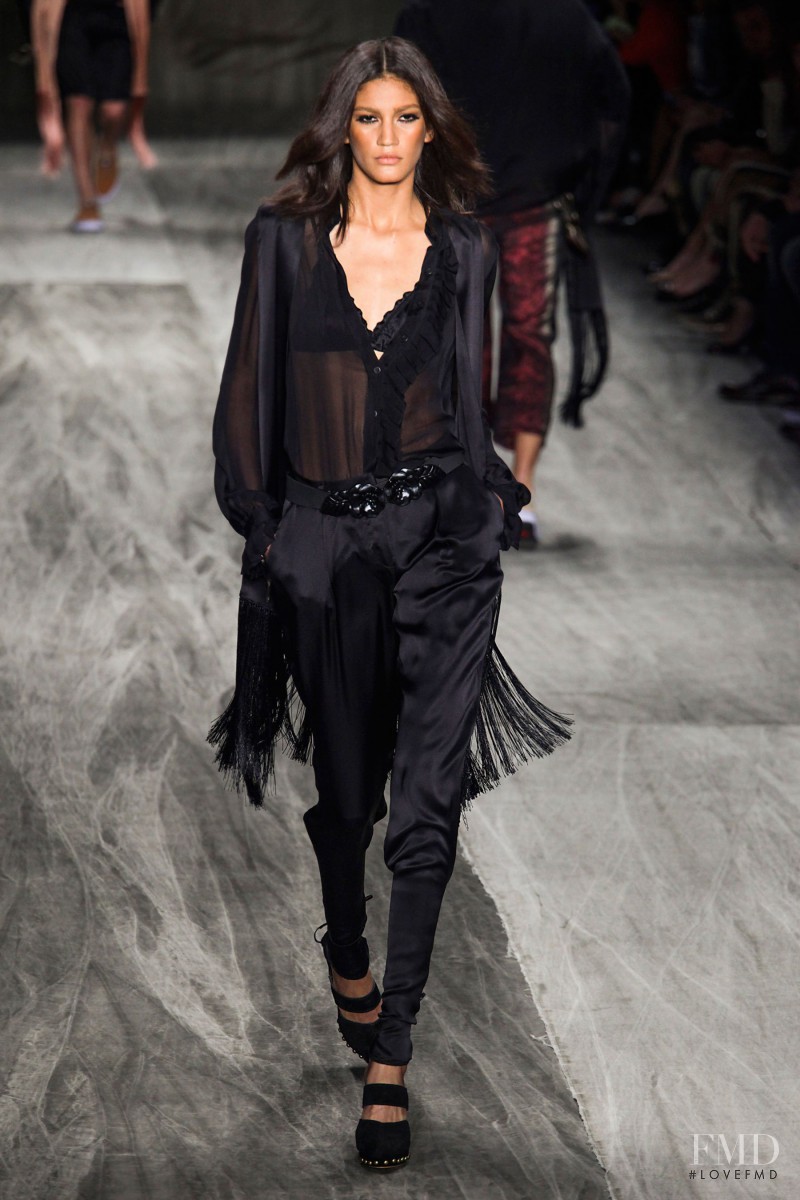 Hadassa Lima featured in  the Cavalera fashion show for Spring/Summer 2015