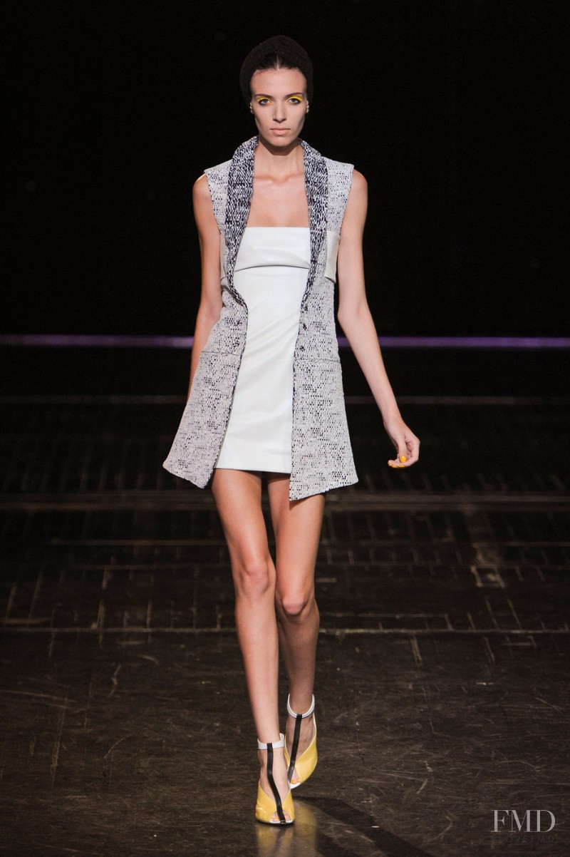 Larissa Mascarenhas featured in  the Fatima Lopes fashion show for Spring/Summer 2015