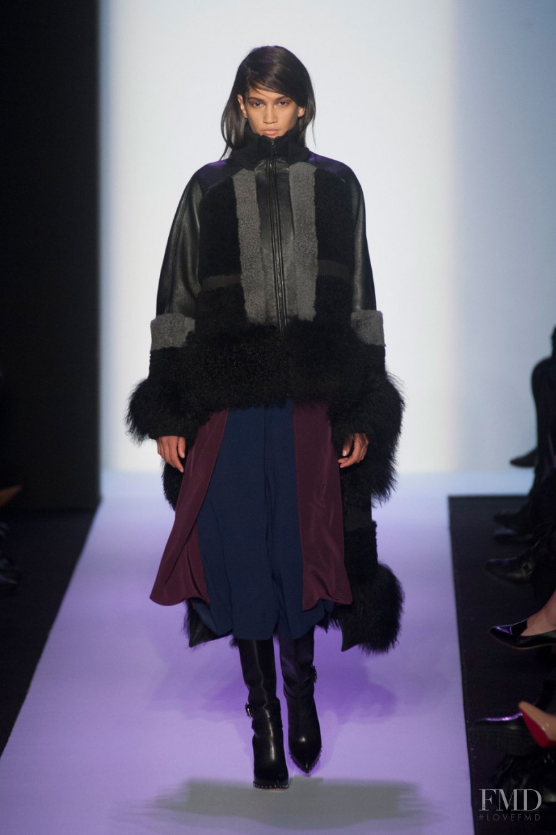 Hadassa Lima featured in  the BCBG By Max Azria fashion show for Autumn/Winter 2014