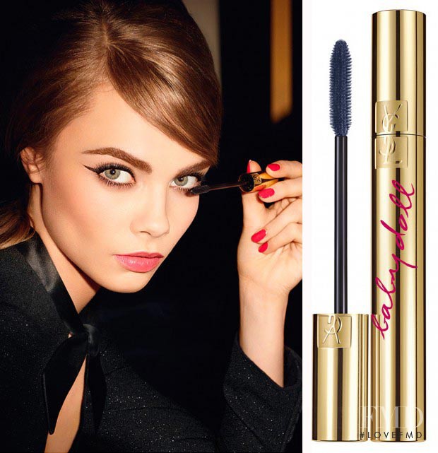 Cara Delevingne featured in  the YSL Beauty advertisement for Spring/Summer 2013