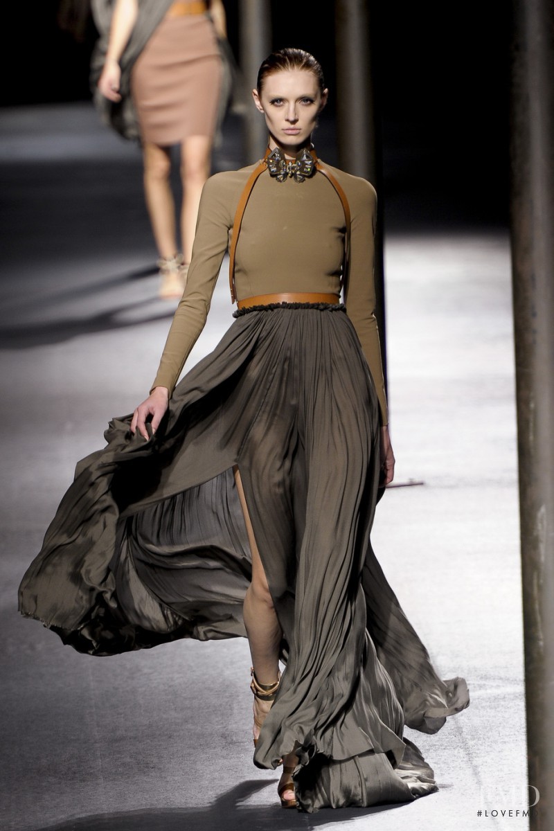 Olga Sherer featured in  the Lanvin fashion show for Spring/Summer 2011