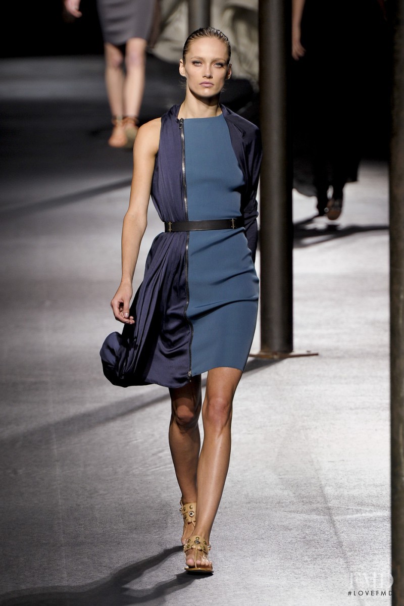 Karmen Pedaru featured in  the Lanvin fashion show for Spring/Summer 2011