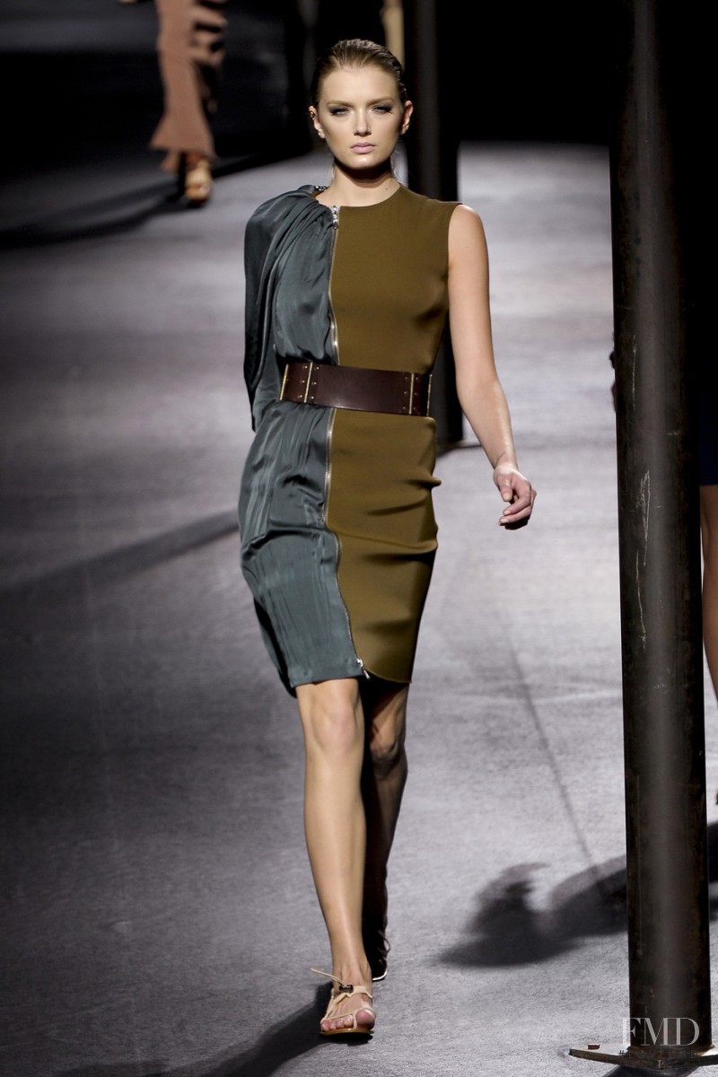 Lily Donaldson featured in  the Lanvin fashion show for Spring/Summer 2011