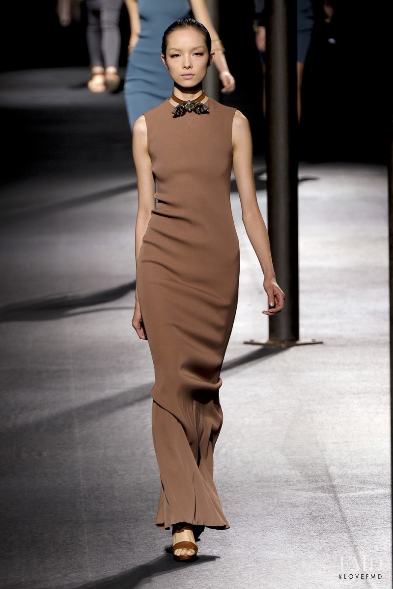 Fei Fei Sun featured in  the Lanvin fashion show for Spring/Summer 2011