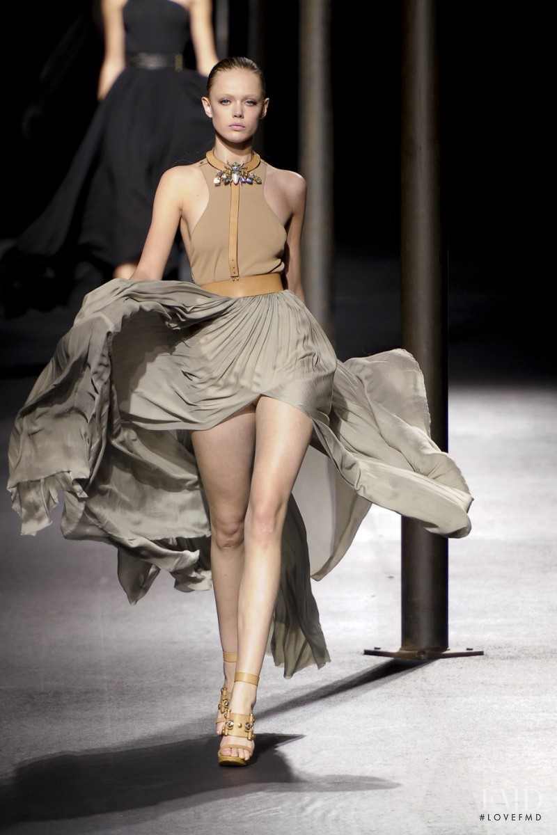 Frida Gustavsson featured in  the Lanvin fashion show for Spring/Summer 2011