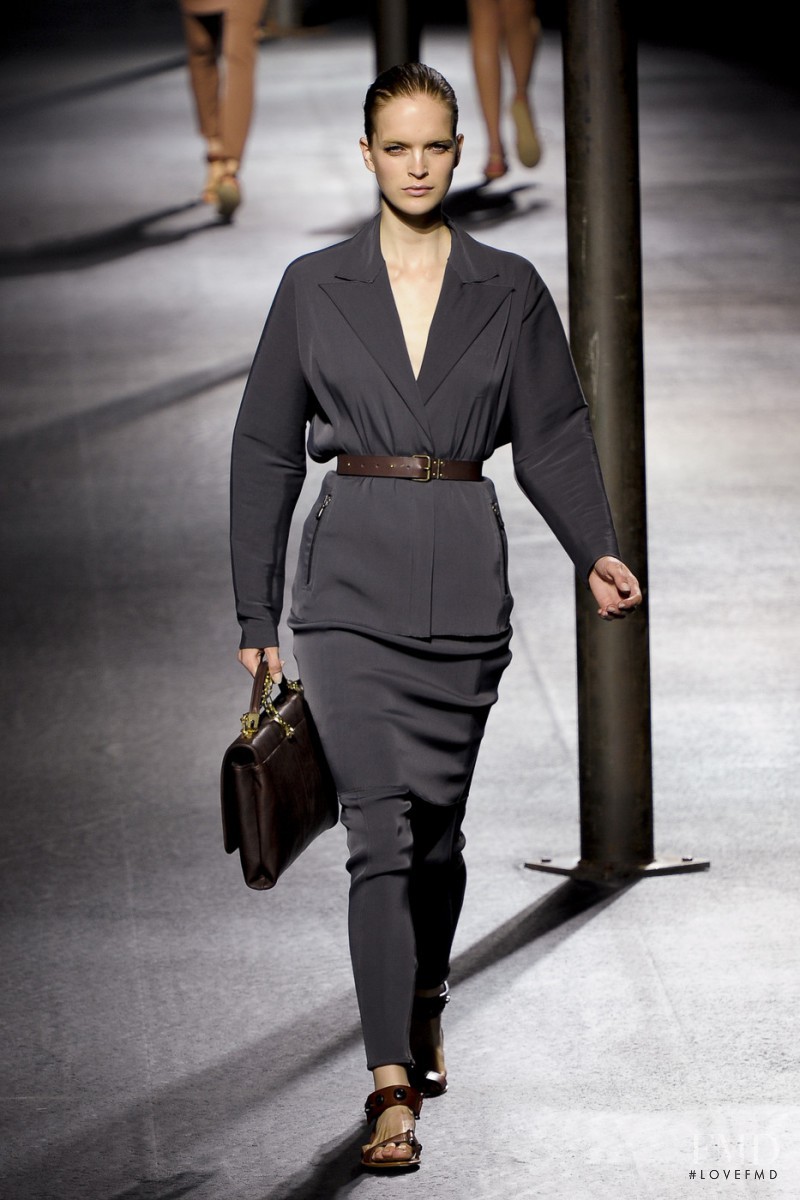 Mirte Maas featured in  the Lanvin fashion show for Spring/Summer 2011