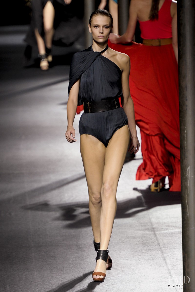 Martha Streck featured in  the Lanvin fashion show for Spring/Summer 2011