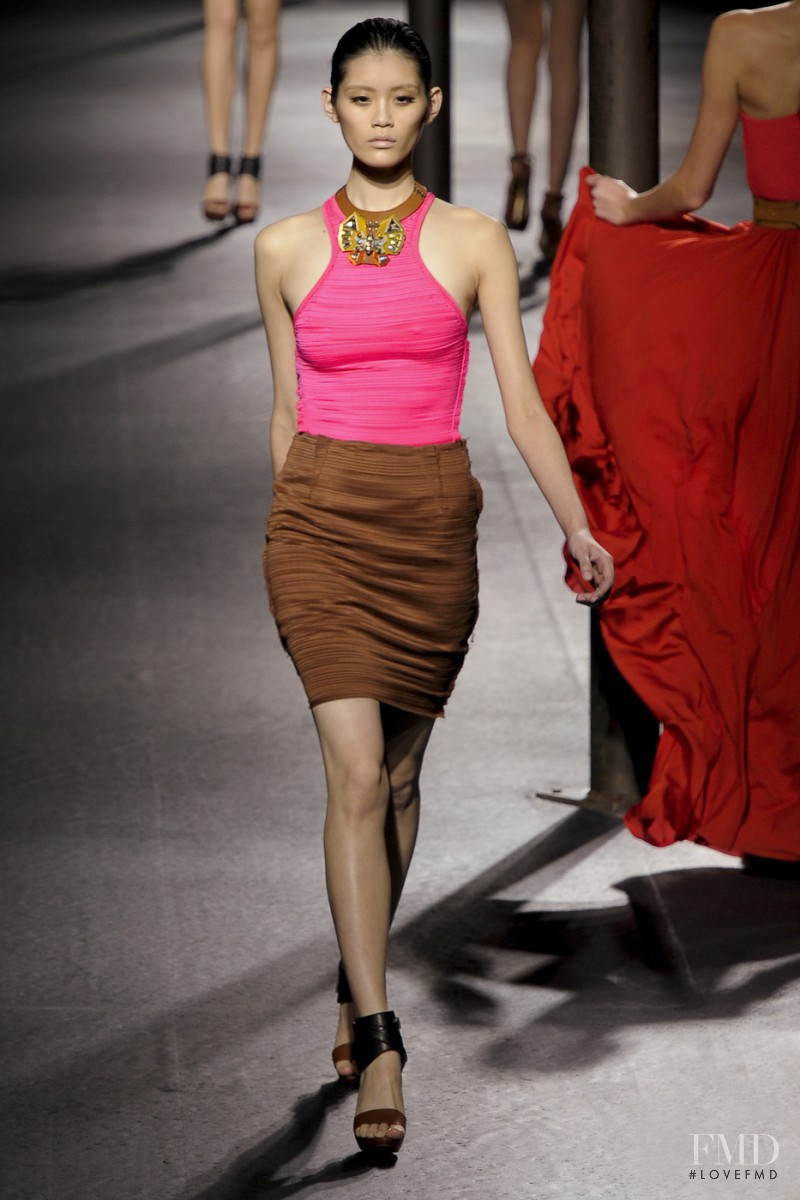 Ming Xi featured in  the Lanvin fashion show for Spring/Summer 2011