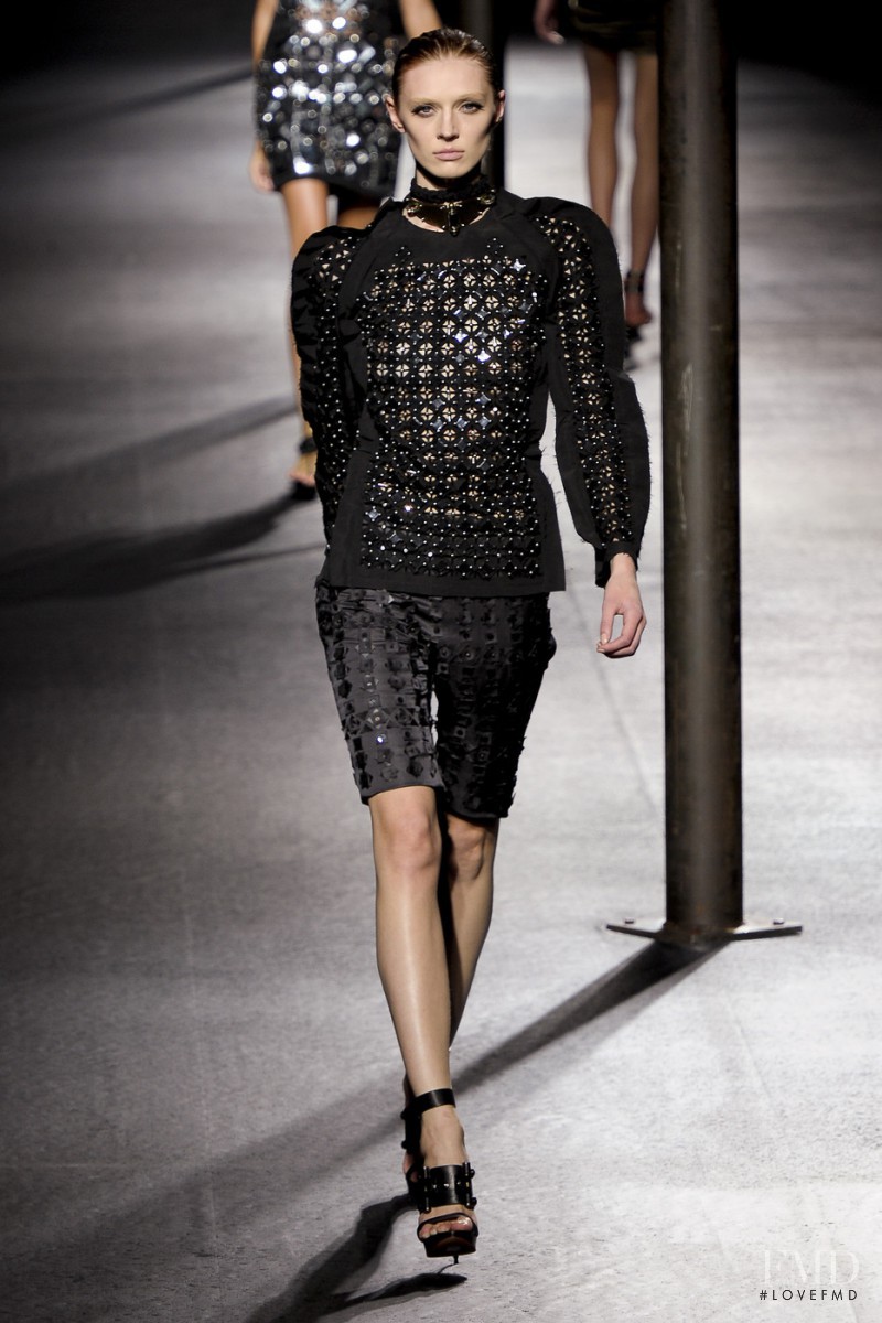 Olga Sherer featured in  the Lanvin fashion show for Spring/Summer 2011