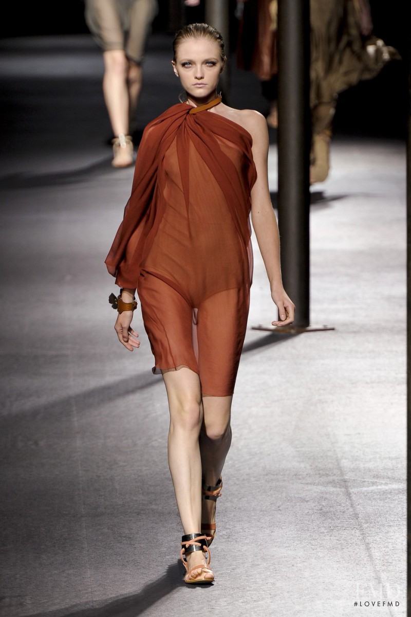 Vlada Roslyakova featured in  the Lanvin fashion show for Spring/Summer 2011