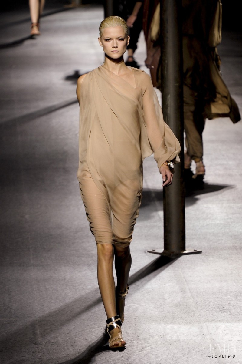 Kasia Struss featured in  the Lanvin fashion show for Spring/Summer 2011