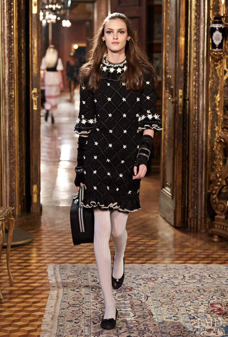 Kremi Otashliyska featured in  the Chanel fashion show for Pre-Fall 2015