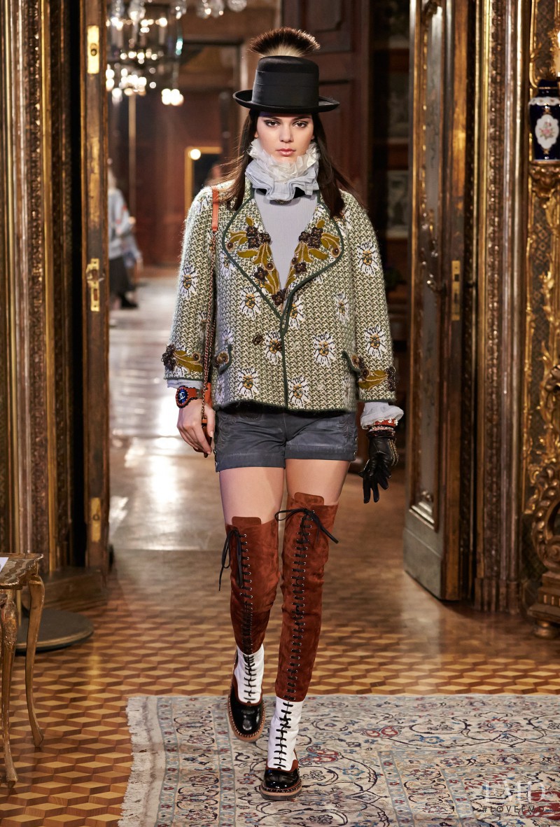 Kendall Jenner featured in  the Chanel fashion show for Pre-Fall 2015