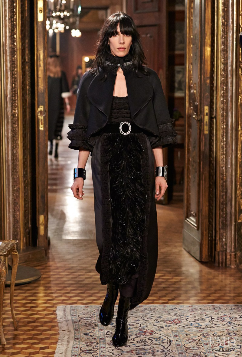 Jamie Bochert featured in  the Chanel fashion show for Pre-Fall 2015