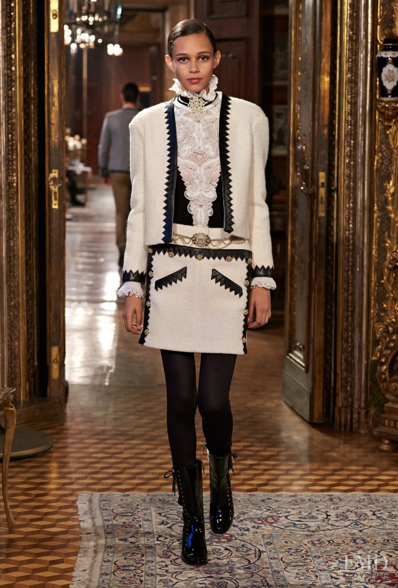Binx Walton featured in  the Chanel fashion show for Pre-Fall 2015