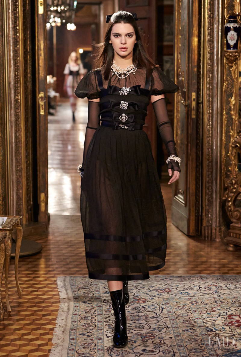 Kendall Jenner featured in  the Chanel fashion show for Pre-Fall 2015