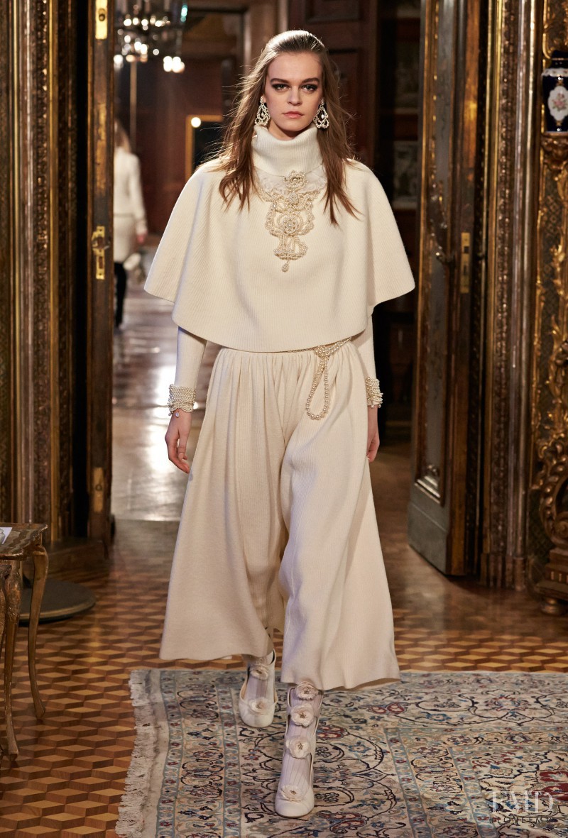 Brogan Loftus featured in  the Chanel fashion show for Pre-Fall 2015