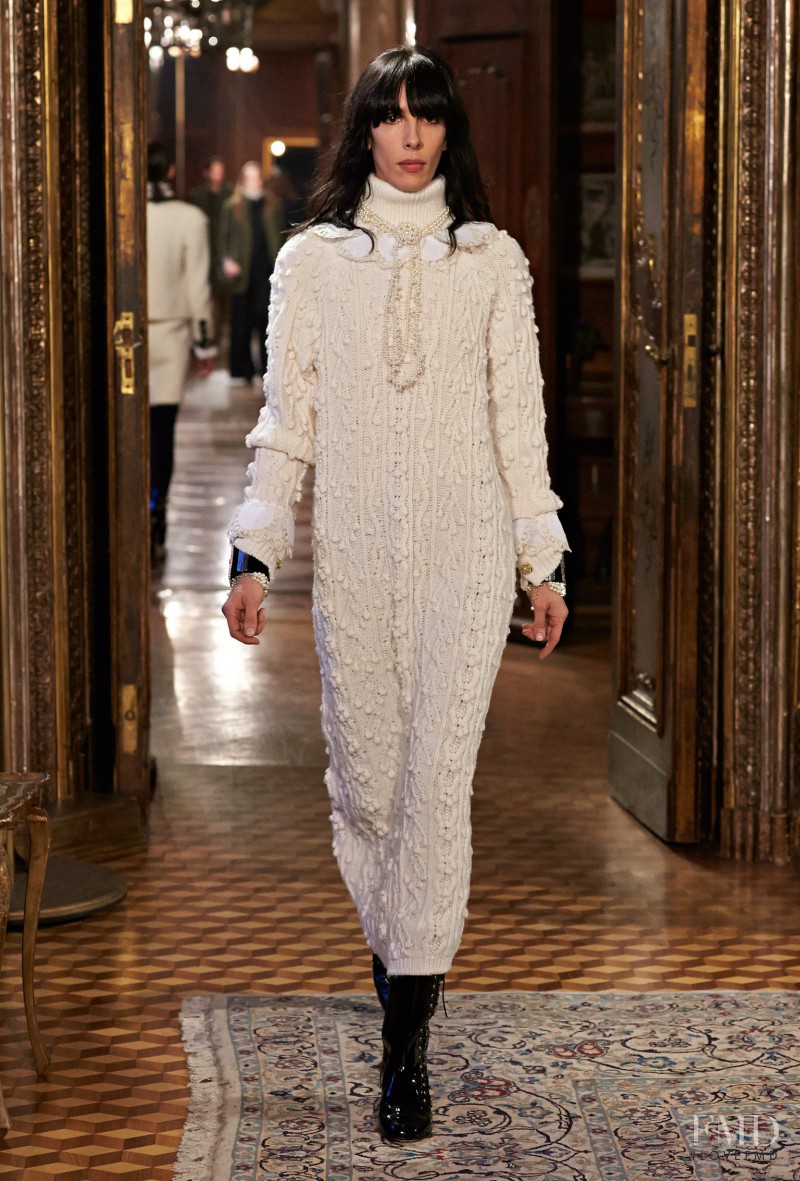 Jamie Bochert featured in  the Chanel fashion show for Pre-Fall 2015